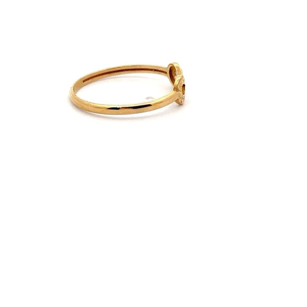 18K Gold Ring Infinity 1.05 grams Size 6.25 - Picture 6 of 9